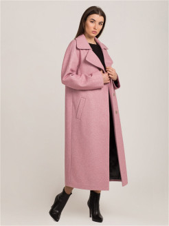 Распродажа Длинное пальто в стиле оверсайз акцентирует внимание не на большом размере, а как раз на хрупкости своей обладательницы