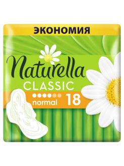 Отзыв на Гигиенические прокладки с крылышками Ромашка Classic Normal, 18 шт