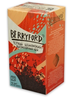 Отзыв на Чай BERRYFORD черный цейлонский высокогорный мелколистовой чай 25 пакетов по 2 гр.