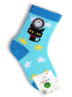 Отзыв на Носки детские Ecosocks N-18-011С (Мягкие, хлопковые, с котиком, кеттельный шов)