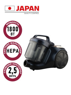Отзыв на Циклонный пылесос для дома с контейнером для пыли, моющимся фильтром HEPA 12 и 2 насадками