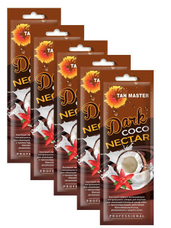 Отзыв на Крем для загара в солярии Dark Coco Nectar комплект 5 саше 15 мл