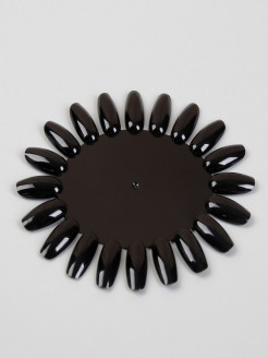 Отзыв на Палитра для лаков "Овал", 20 ногтей, цвет чёрный