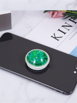 Отзыв на Попсокет для смартфона  Жидкие блестки (держатель-подставка popsocket для сотового телефона)