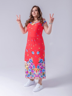 Распродажа #летнее платье из вискозного трикотажа / стильный вискозный сарафан / модный вискозный сарафан
Трикотажное платье (сарафан) из качественого турецкого трикотажа с красивым ярким купоном