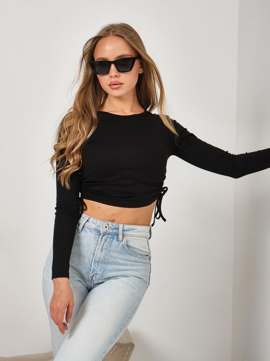 Лонгслив с завязками. Лонгслив с завязками. Кофточка на завязках. Лонгслив с веревками по бокам. Лонгслив с завязками.