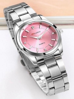 Отзыв на Часы наручные женские часы с серебряным браслетом и ремешком время watch умные кварцевые часики