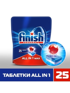 Отзыв на Таблетки для мытья посуды в посудомоечной машине "All in 1", 25шт.