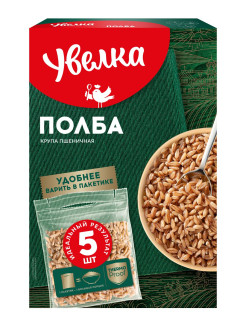 Отзыв на Крупа пшеничная полба варочные пакеты 5шт по 80г