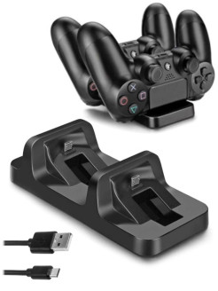 Отзыв на Зарядная док-станция для PS4, для геймпадов 2-х джойстиков Sony PlayStation 4: зарядка PS4/Slim/PRO