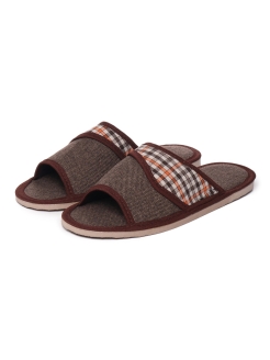 Отзыв на Тапочки мужские домашние открытые клетчатые