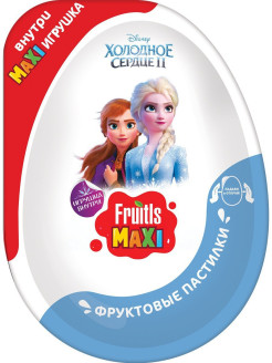 Отзыв на Фруктовые пастилки FRUITLS MAXI DISNEY ДИСНЕЙ ХОЛОДНОЕ СЕРДЦЕ в пластиковом яйце с игрушкой, 5г.