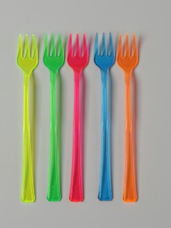 Распродажа Пластиковые вилки, набор 12 шт, цвет разноцветный
