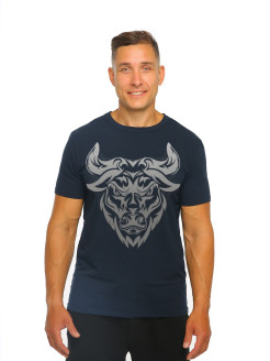 Распродажа Футболка  "Бык Металлический символ 2021 года"
Мужская футболка с металлическим быком выпущена в преддверии 2021г