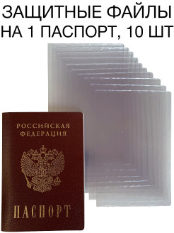 Отзыв на Чехлы для защиты листов паспорта / Файлы для паспорта / Обложка для паспорта Premium 10 шт.
