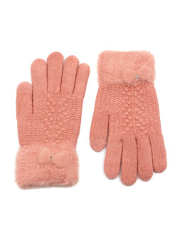 Отзыв на Перчатки/ перчатки женские/ перчатки с сенсорным напылением/ перчатки с бантиком