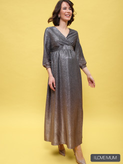 Отзыв на Вечернее платье для беременных нарядное платье женское в пол Омбре одежда для беременных и кормящих