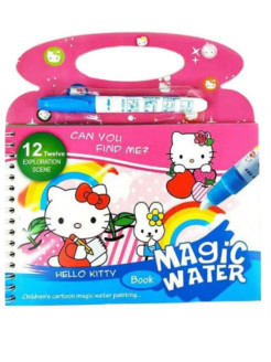 Отзыв на Водная раскраска с маркером Китти "Hello Kitty". Многоразовая развивающая раскраска, magic water "
