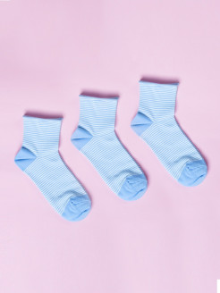 Распродажа Носки медицинские без резинки - набор 3 пары
Набор из трех пар носков в полоску