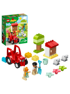 Отзыв на Конструктор LEGO DUPLO Town 10950 Фермерский трактор и животные / набор для развития мелкой моторики