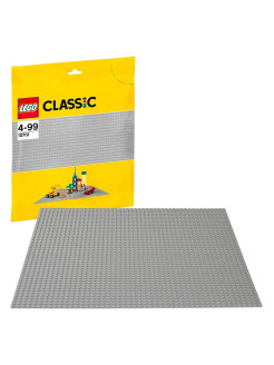 Отзыв на Конструктор LEGO Classic 10701 Строительная пластина серого цвета / базовая платформа