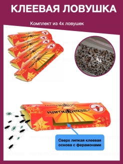 Отзыв на Средство от тараканов ловушки для тараканов от тараканов против тараканов 