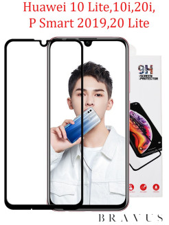 Отзыв на Защитное стекло на Honor 10i / 10 Lite / Huawei P Smart 2019 (Хонор 10 ай / 10 лайт) Полноэкранное