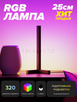 Отзыв на RGB ночник-лампа Mini-Willy 25см | Tik-Tok угловая лампа