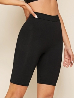 Отзыв на Велосипедки женские высокая талия спортивные для девочек черные летние большие размеры для высоких