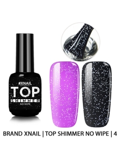 Отзыв на Топ для ногтей TOP SHIMMER GLOSSY / Закрепитель для гель-лака с шиммером без липкого слоя 15 мл