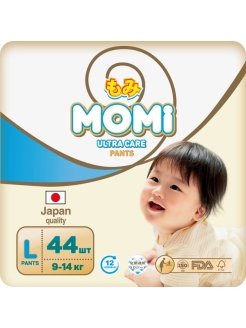 Отзыв на Трусики-подгузники MOMI Ultra Care L (9-14 кг) 44 шт