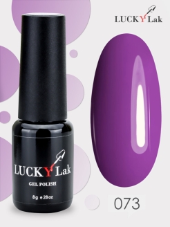 Отзыв на Гель-лак LuckyLak Firstloue №073 8g сиреневый / цветной гель лак для ногтей