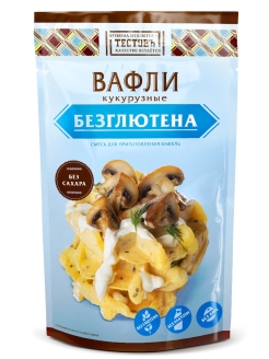 Отзыв на Смесь без глютена Вафли кукурузные 200г, безглютеновые продукты, мука для выпечки без сахара лактозы