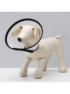 Отзыв на Ветеринарный воротник №6, обхват шеи 18-22 см, высота 11 см, чёрный