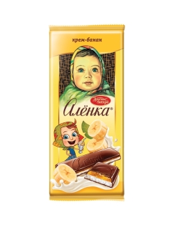 Отзыв на ШОКОЛАД Аленка с начинкой крем банан, 87 гр.