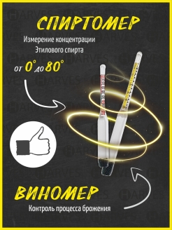 Отзыв на Набор спиртометр + виномер-сахаромер  /  бытовой / ареометр / АСП / кухонная утварь / для самогона