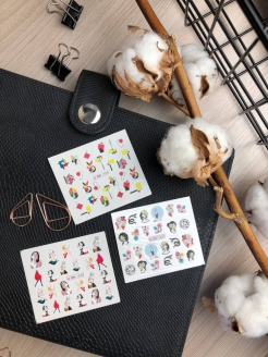 Отзыв на Слайдер (водные наклейки) для дизайна ногтей, на любой фон / наклейки для ногтей