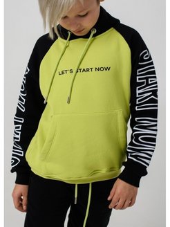 Отзыв на Костюм спортивный детский для мальчиков девочек на флисе теплый с начесом оверсайз худи и брюки