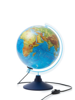 Отзыв на Глобус Земли физико-политический, 21 см., с подсветкой