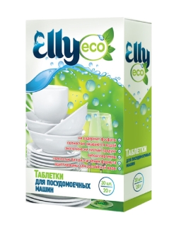 Отзыв на Таблетки для посудомоечных машин ELLY-ECO, 30 шт.