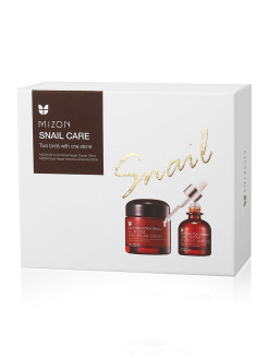 Распродажа Набор улиточный крем All In One Snail Repair Cream + сыворотка Snail Intensive Ampoule
