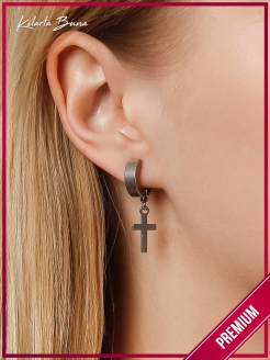 Отзыв на Серьги "Крестики" конго, серёжки, с крестиками, 1 шт, бижутерия, висячие, Подарок женщине, маме