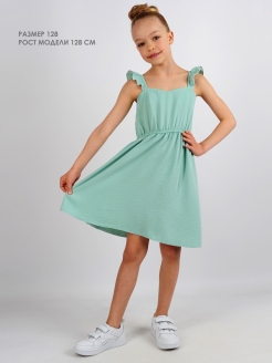 Отзыв на Сарафан летний на бретелях для девочки, платье летнее нарядное яркое для девочек праздничное