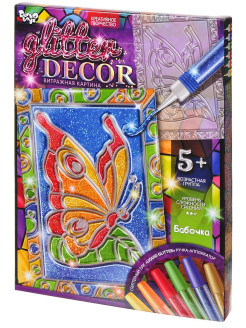 Отзыв на Витражная картина Glitter Decor Бабочка